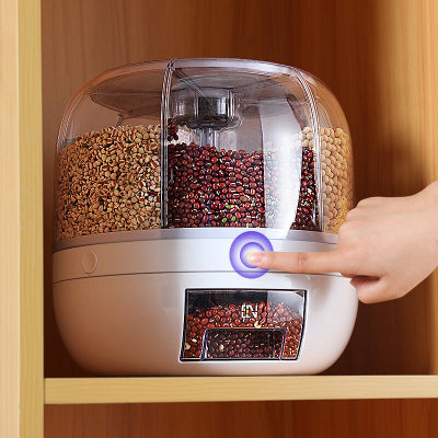 Boite de conservation alimentaire avec bouton