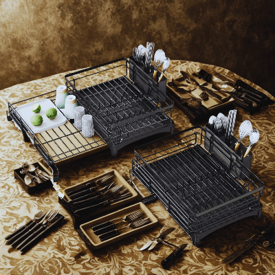Égouttoir vaisselle ExtenDrainer comptoir