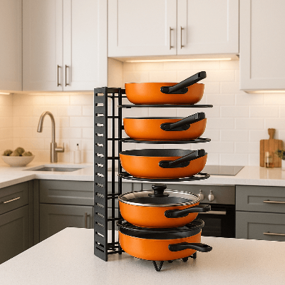 Étagère Cuisine RackPan casserole cinq étages moderne