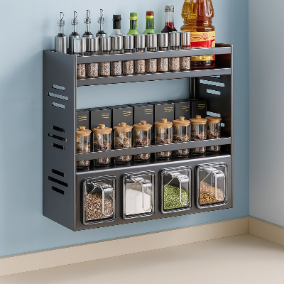 Etagere cuisine Seasoning rack murale