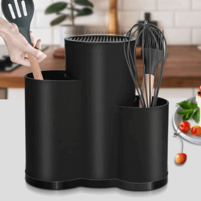 Range couvert noir