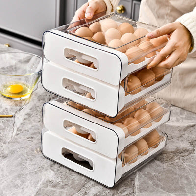 Rangement cuisine distributeur oeuf EggBox femme