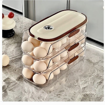 Rangement cuisine large trois niveaux