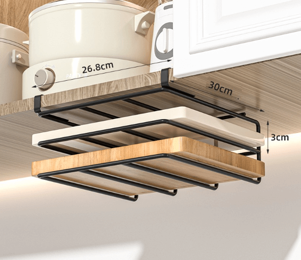 extra large support double etage noir