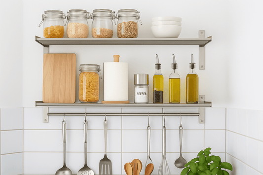 5 Astuces de Rangement Malin Pour Optimisser l'Espace dans une Petite Cuisine