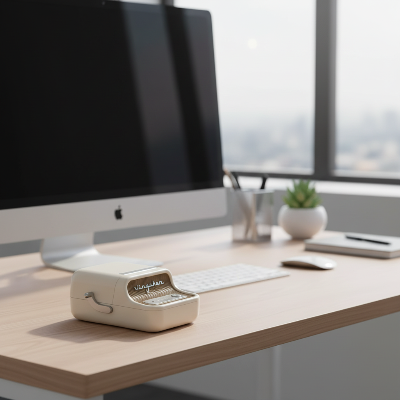 Etiqueteuse sur bureau 