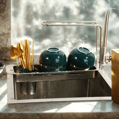 Rangement cuisine TelescopRack avec vaisselle