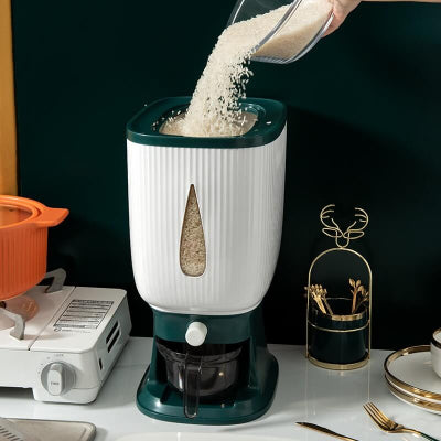 Rangement cuisine boite conservation alimentaire riz ajoute
