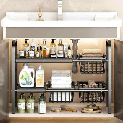 Étagère cuisine retractspace sous comptoir