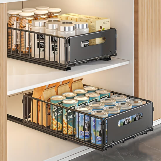 etagere cuisne coulissante deux petit gain espace
